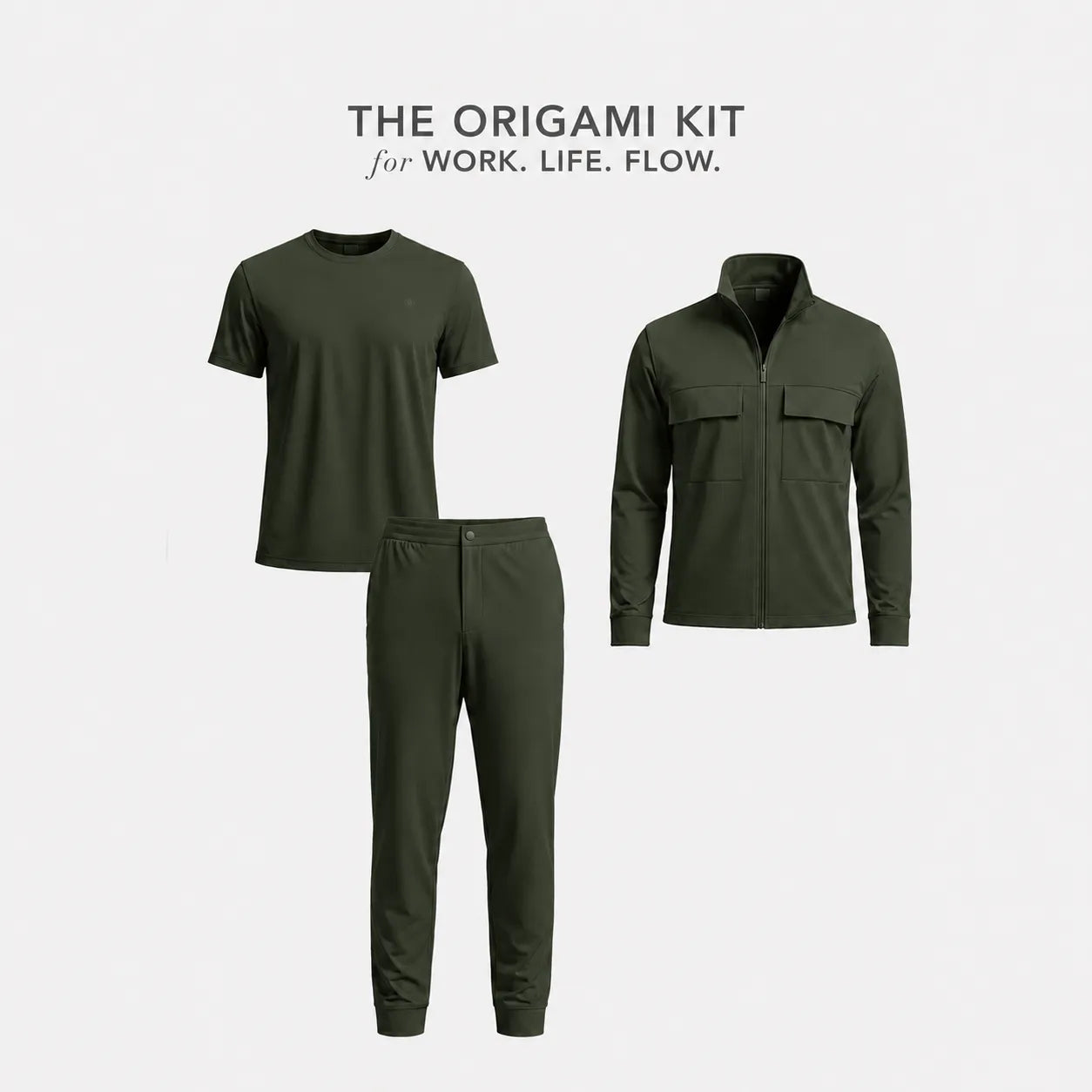 Kanaus® Kit Origami Scrub + Jacket | Caballero