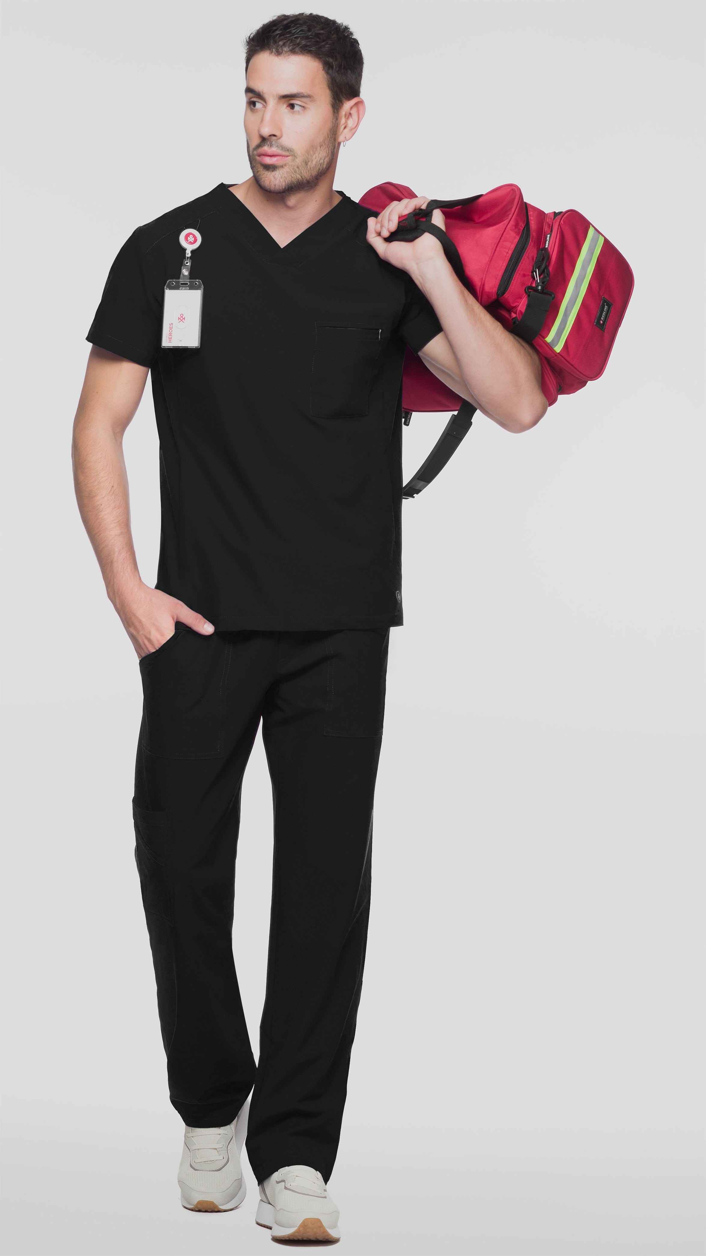 Kanaus® Scrub Classic Total Black | Caballero - Kanaus