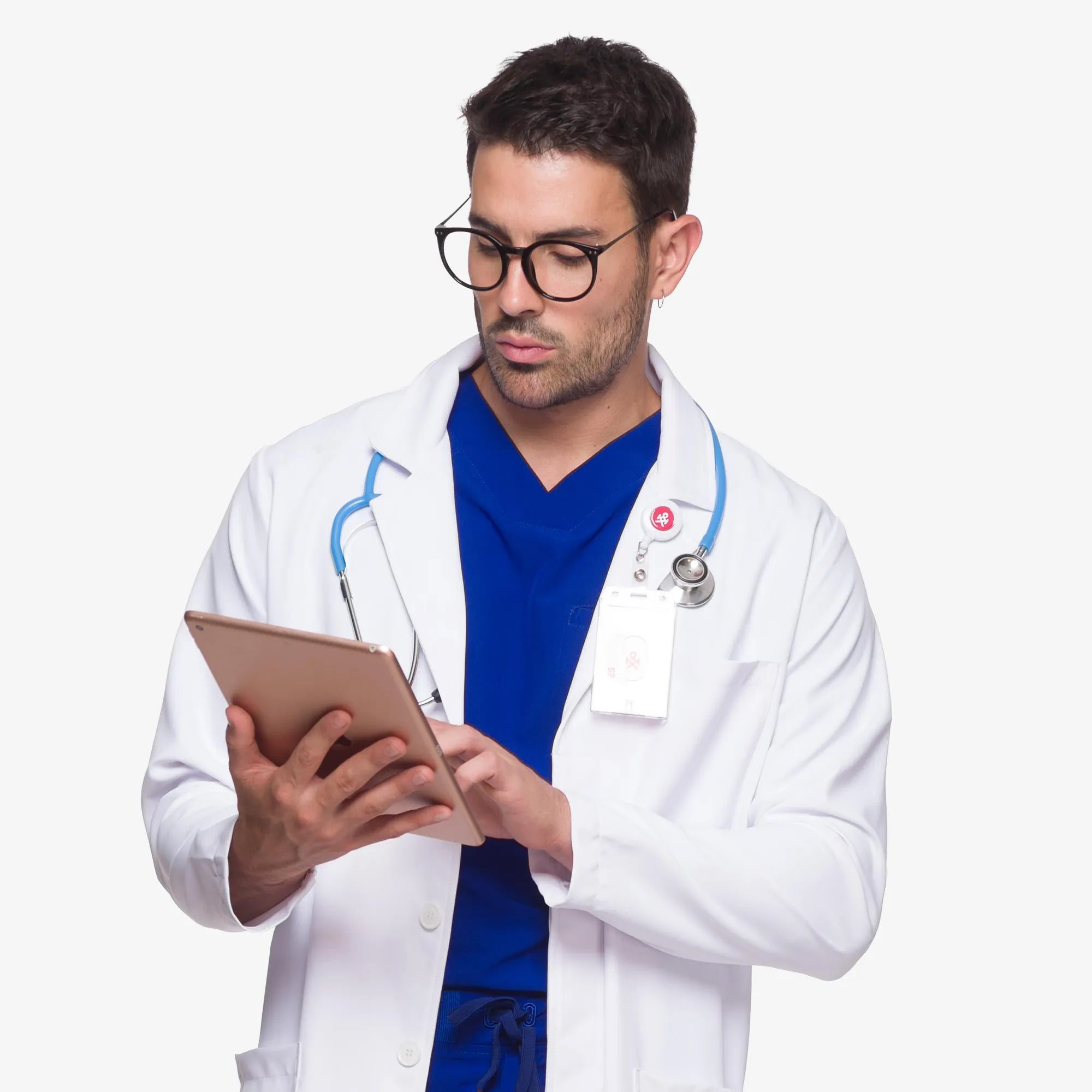 Kanaus® Dynamic Lab Coat Deep White | Caballero