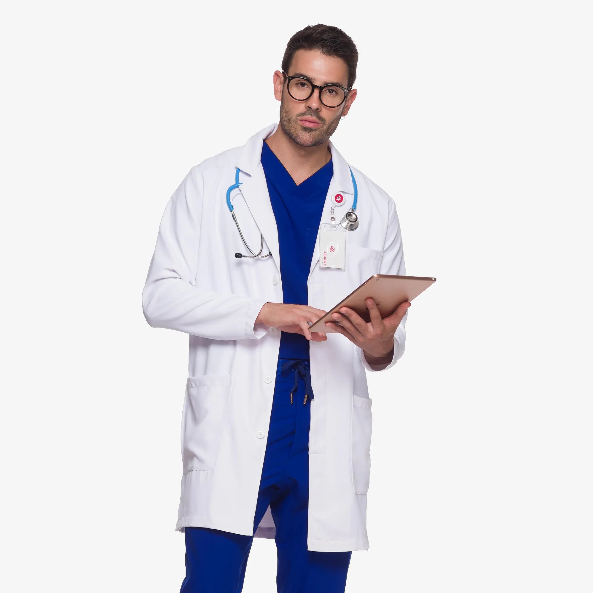 Kanaus® Dynamic Lab Coat Deep White | Caballero