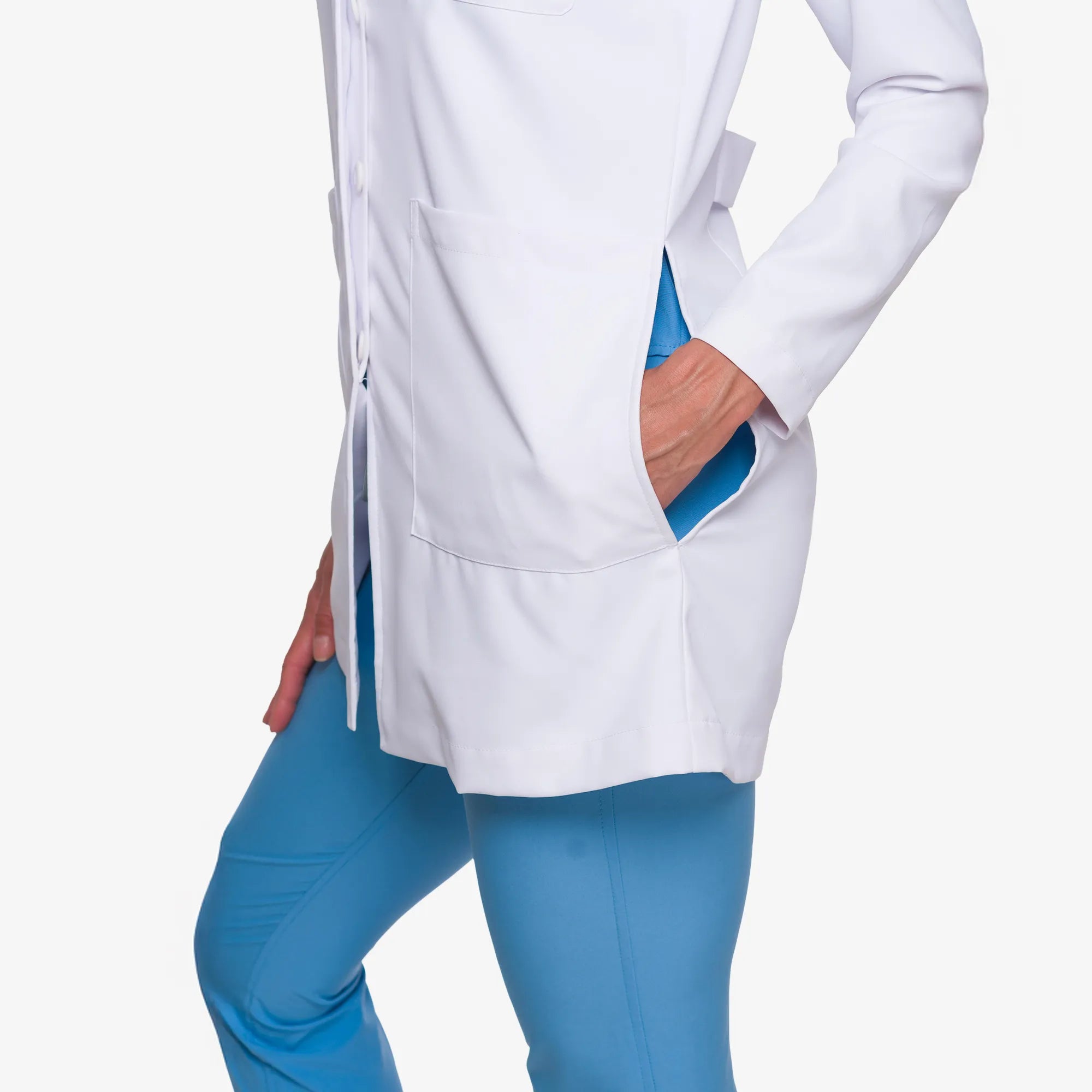 Kanaus® Dynamic Lab Coat Deep White | Dama