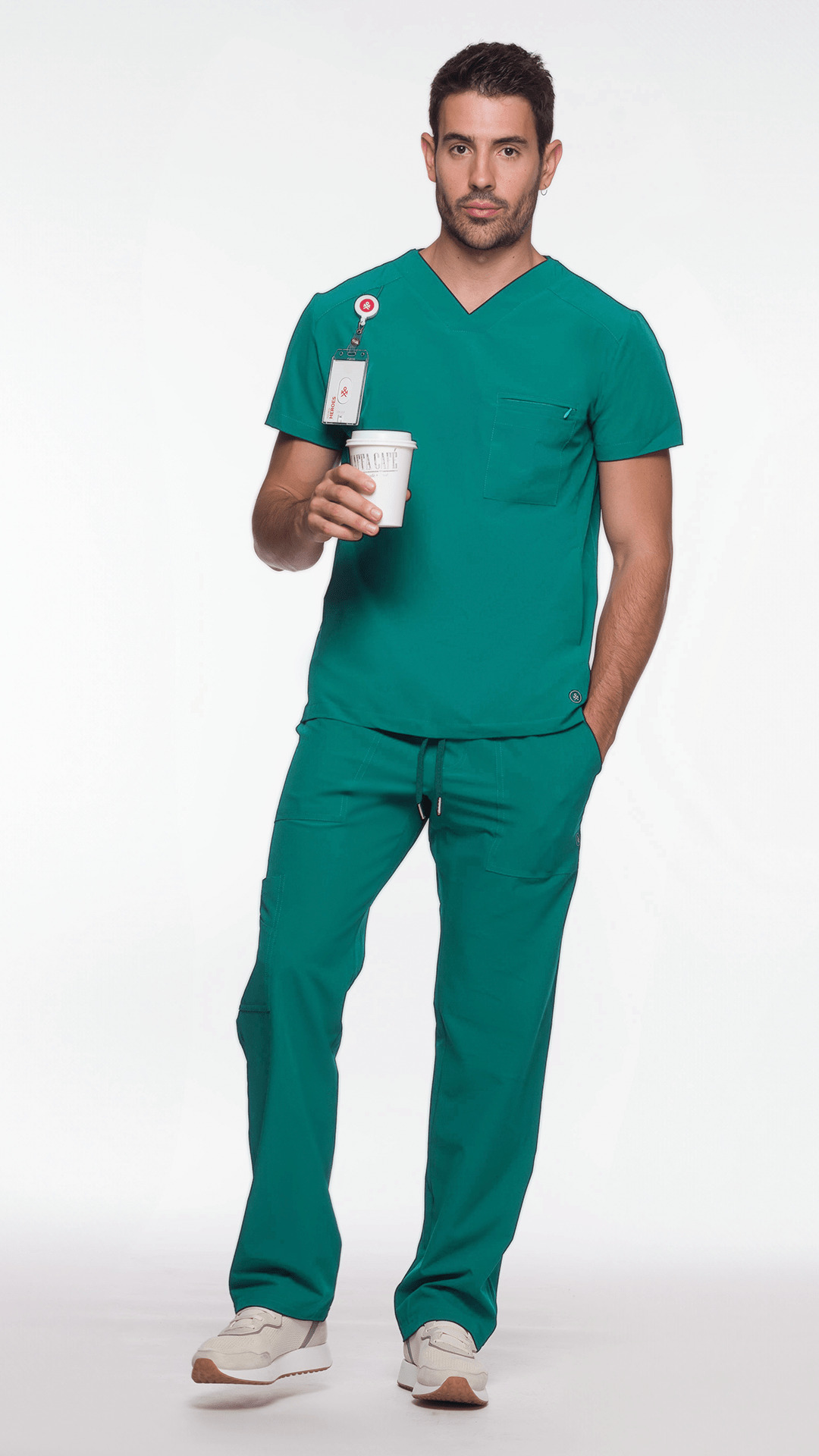 Kanaus® Scrub Classic Leal Teal | Caballero - Kanaus