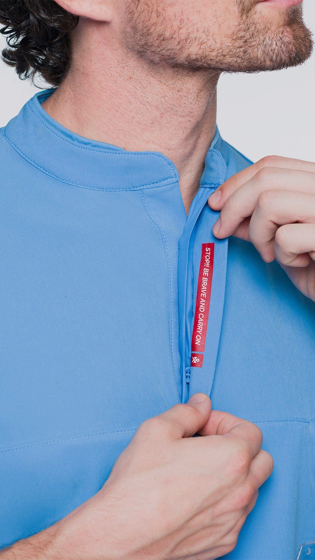Kanaus® Scrub Vanguard Sky Blue | Caballero - Kanaus