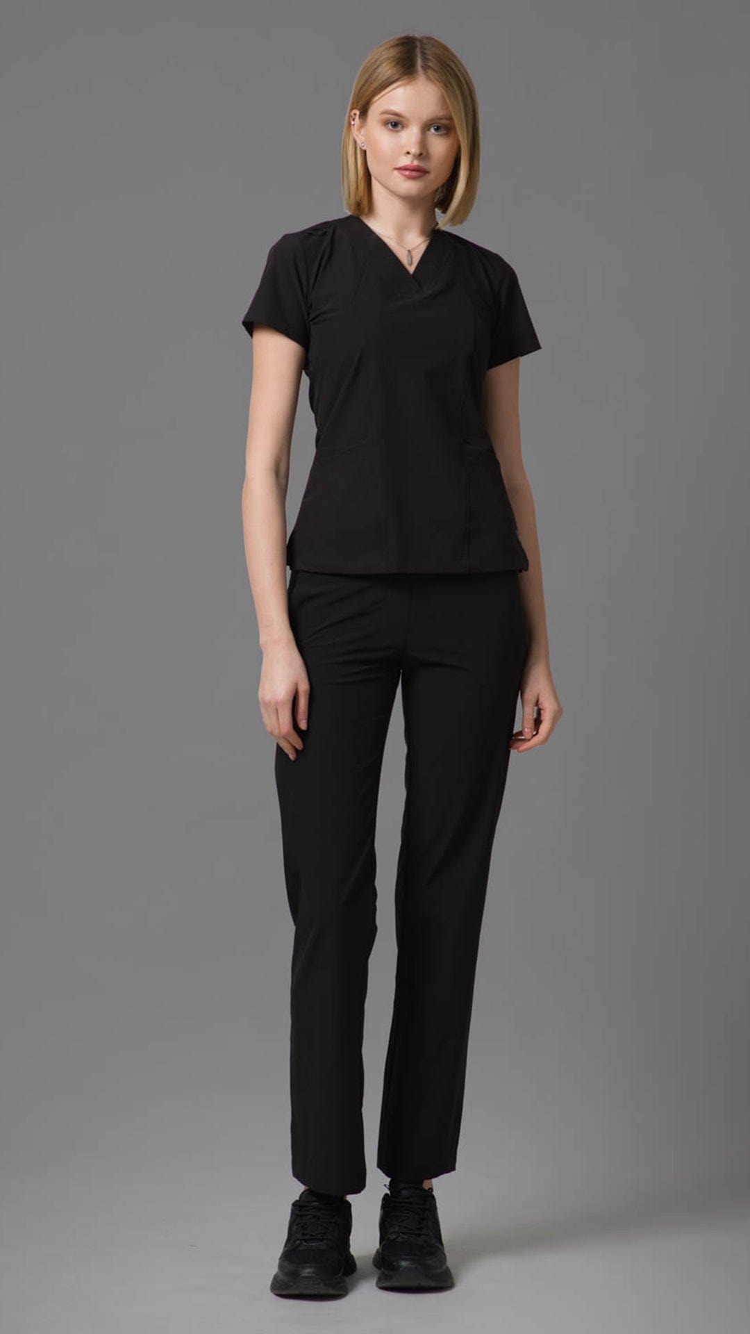 Kanaus® Scrub Classic Total Black | Dama - Kanaus