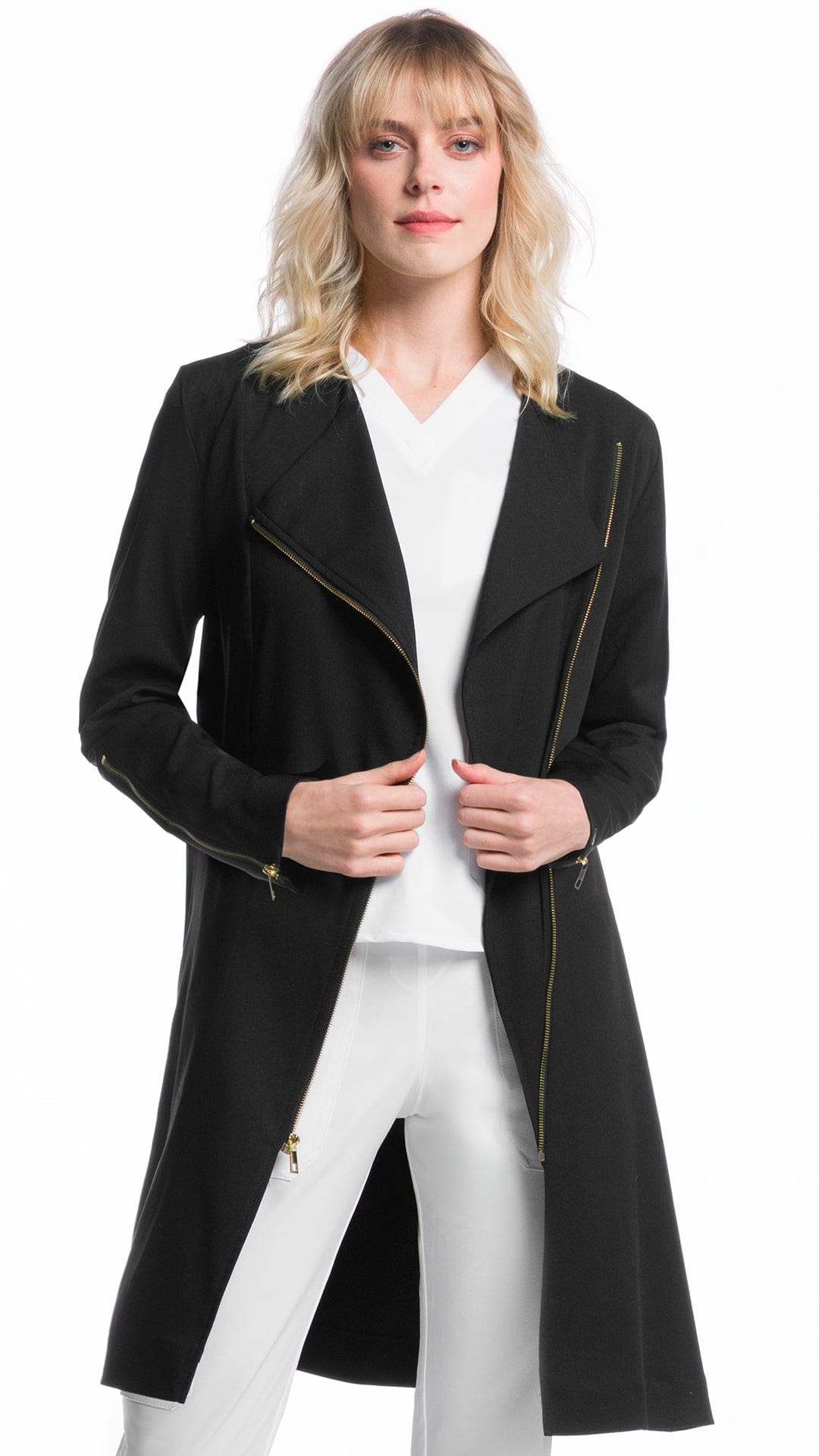 Kanaus® Prestige Coat Total Black | Dama - Kanaus