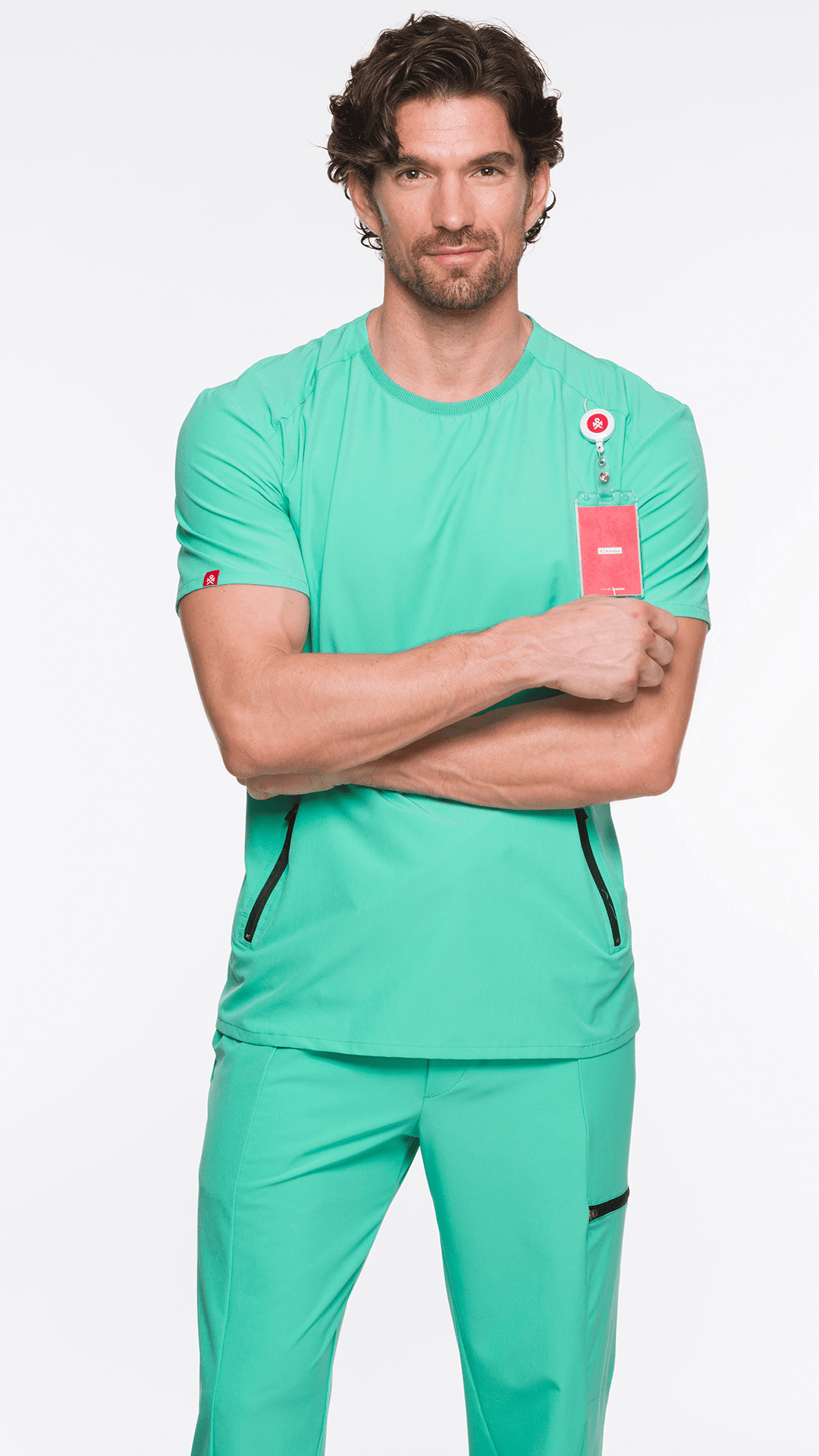 Kanaus® Scrub Sport Minty Green | Caballero - Kanaus