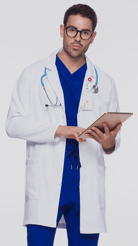 Kanaus® Dynamic Lab Coat Deep White | Caballero - Kanaus