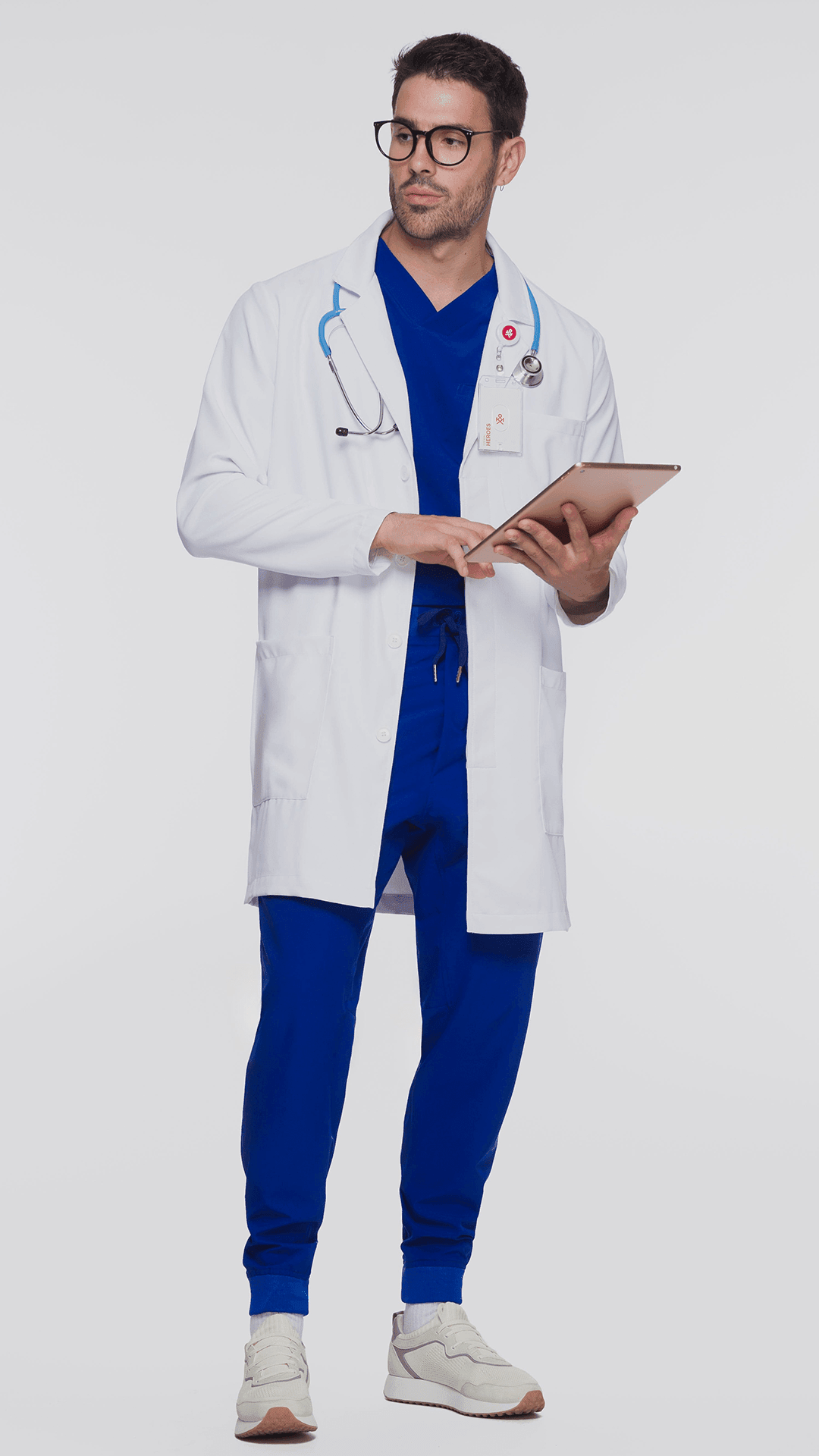 Kanaus® Dynamic Lab Coat Deep White | Caballero - Kanaus