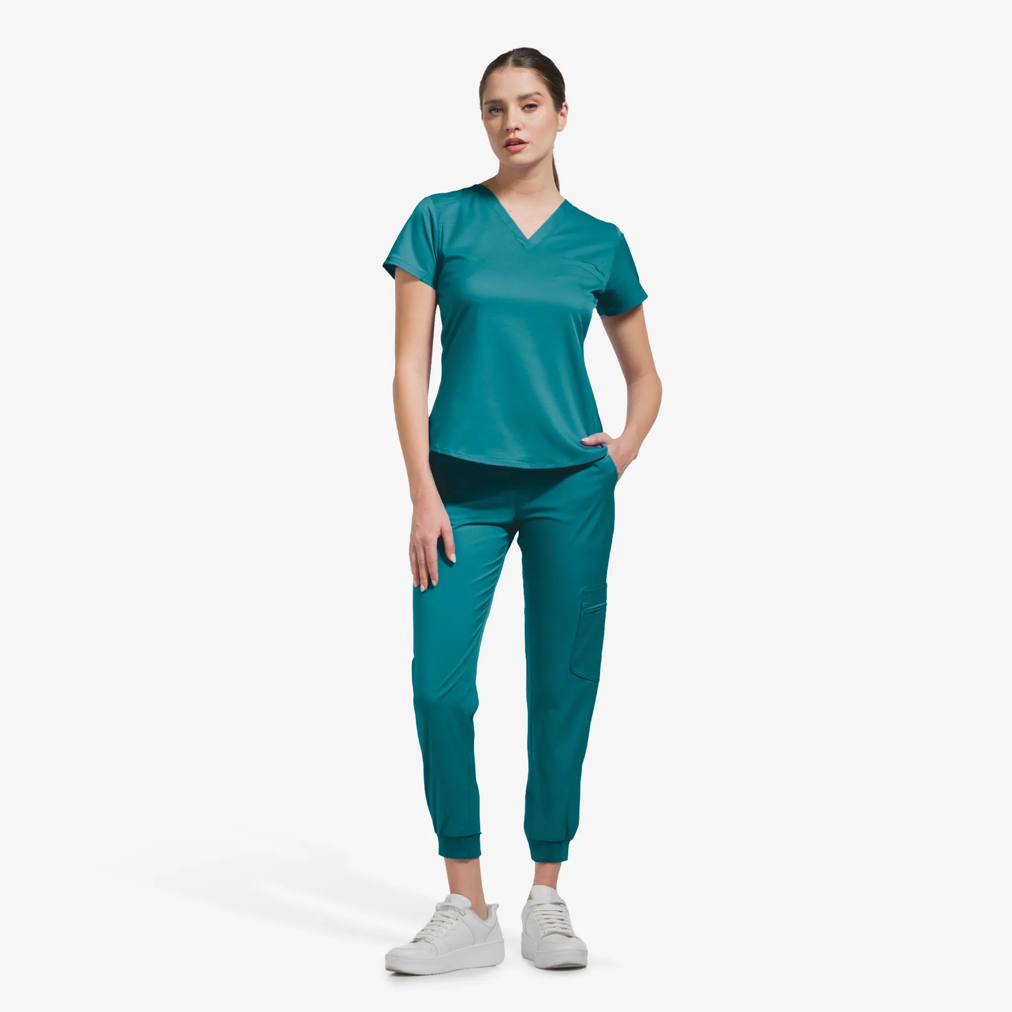 Kanaus® Conjunto Scrub Beyond + Coat Breaker | Dama