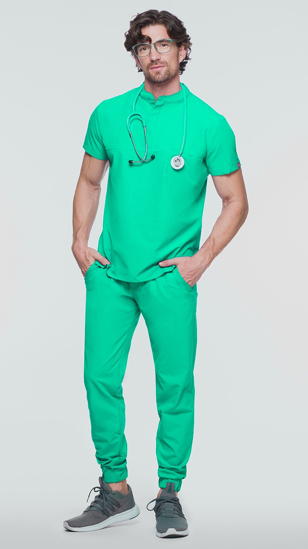 Kanaus® Scrub Vanguard Minty Green | Caballero - Kanaus