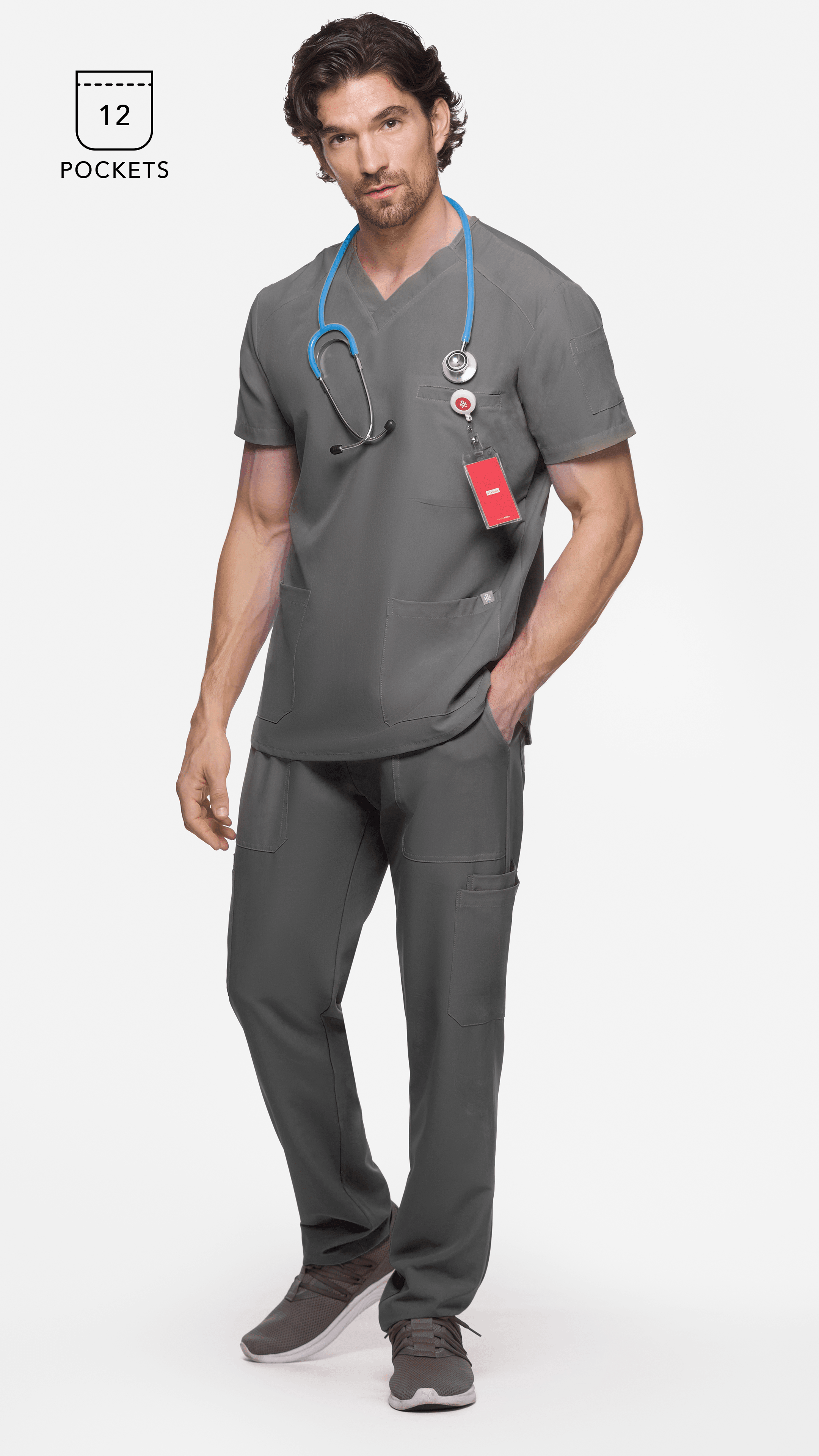 Kanaus® Scrub Multipocket | Caballero - Kanaus