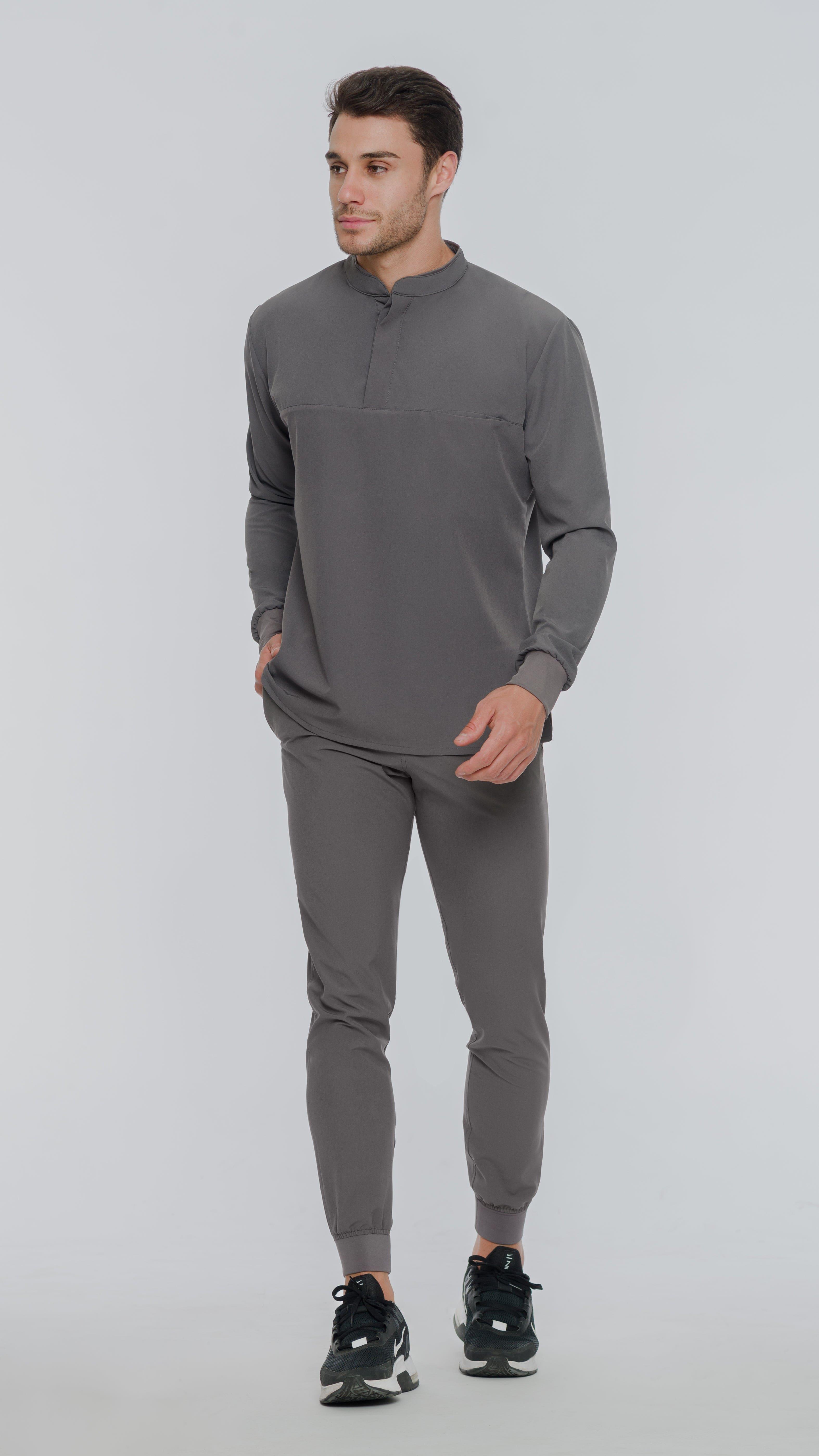 Kanaus® Top Long Sleeve Oxford Grafito | Caballero - Kanaus