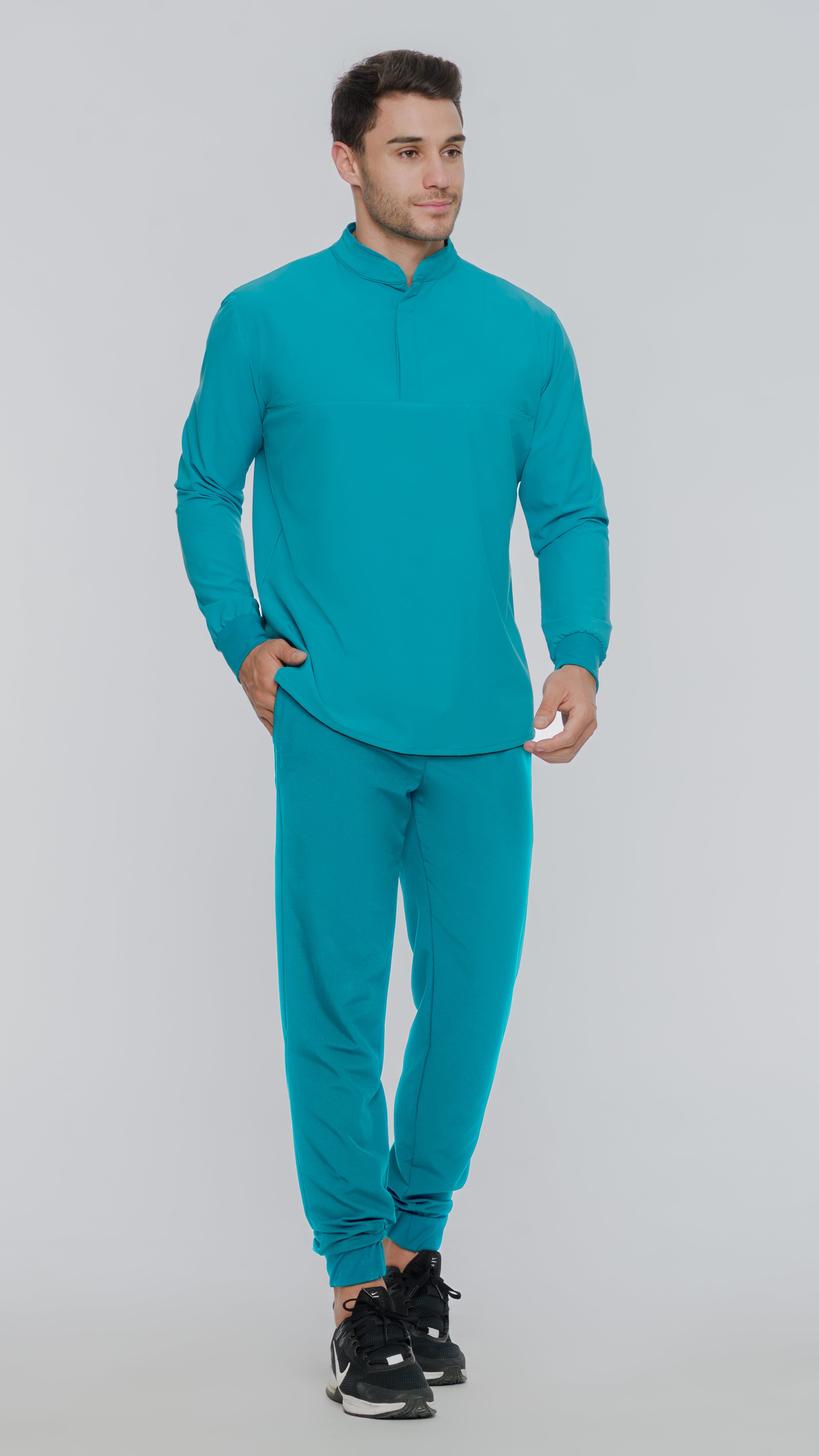 Kanaus® Top Long Sleeve Leal Teal | Caballero - Kanaus