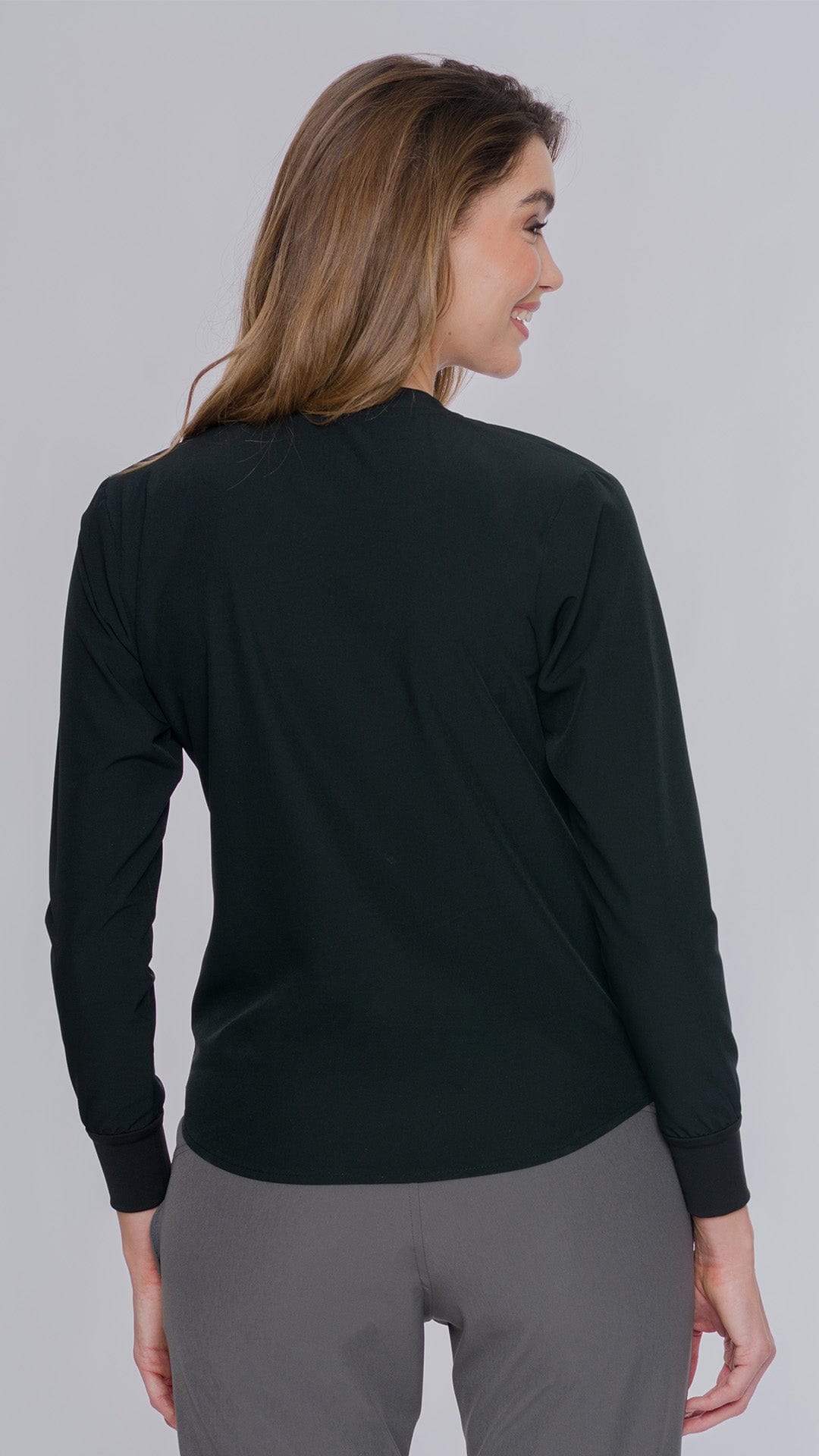 Kanaus® Top Long Sleeve Total Black | Dama - Kanaus