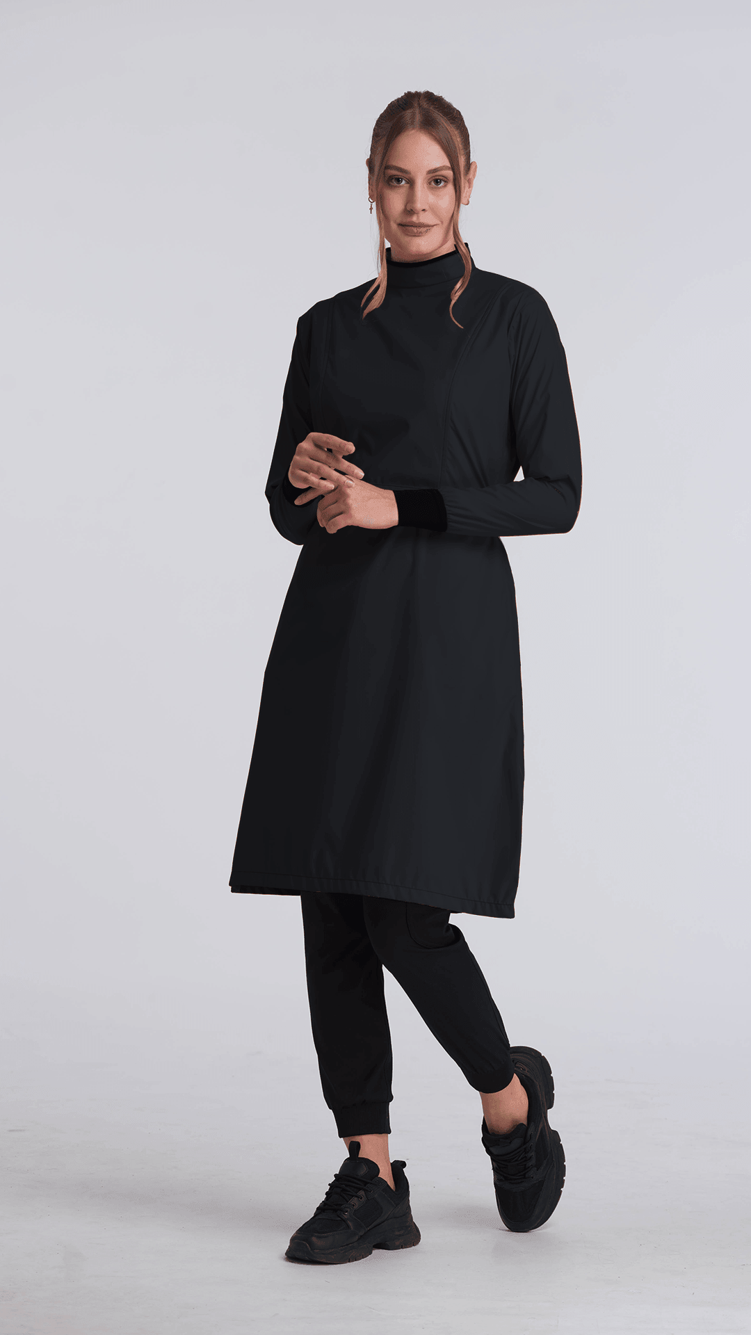 Kanaus® Coat Pro Go Total Black | Dama - Kanaus