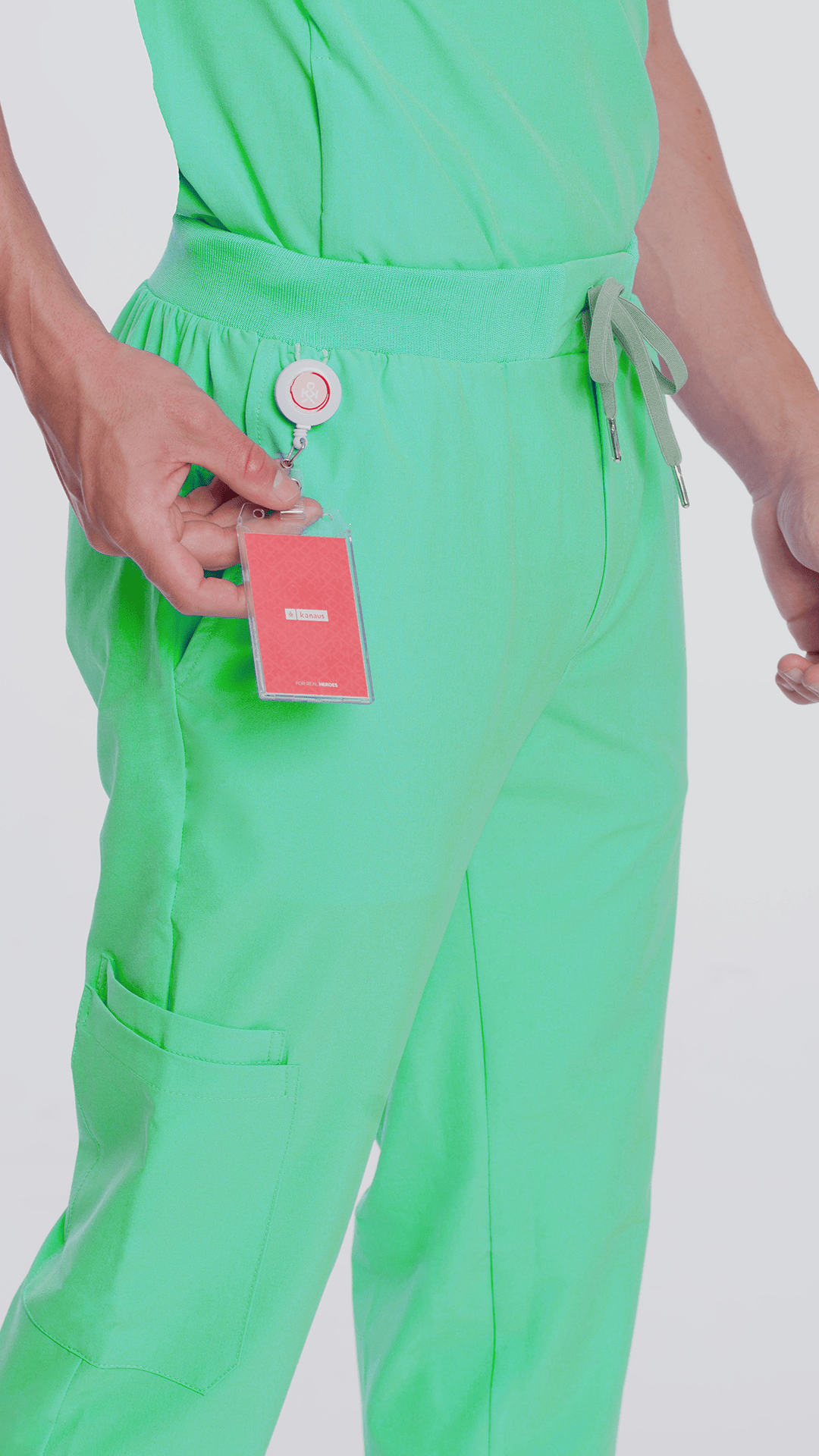 Kanaus® Scrub Force V Pocket Minty Green | Caballero - Kanaus