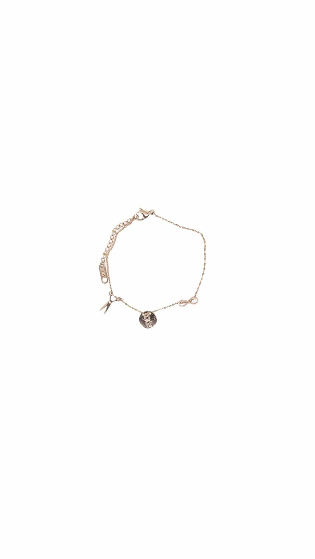 Kanaus Jewelry® Brazalete Pink Gold Scissors - Kanaus