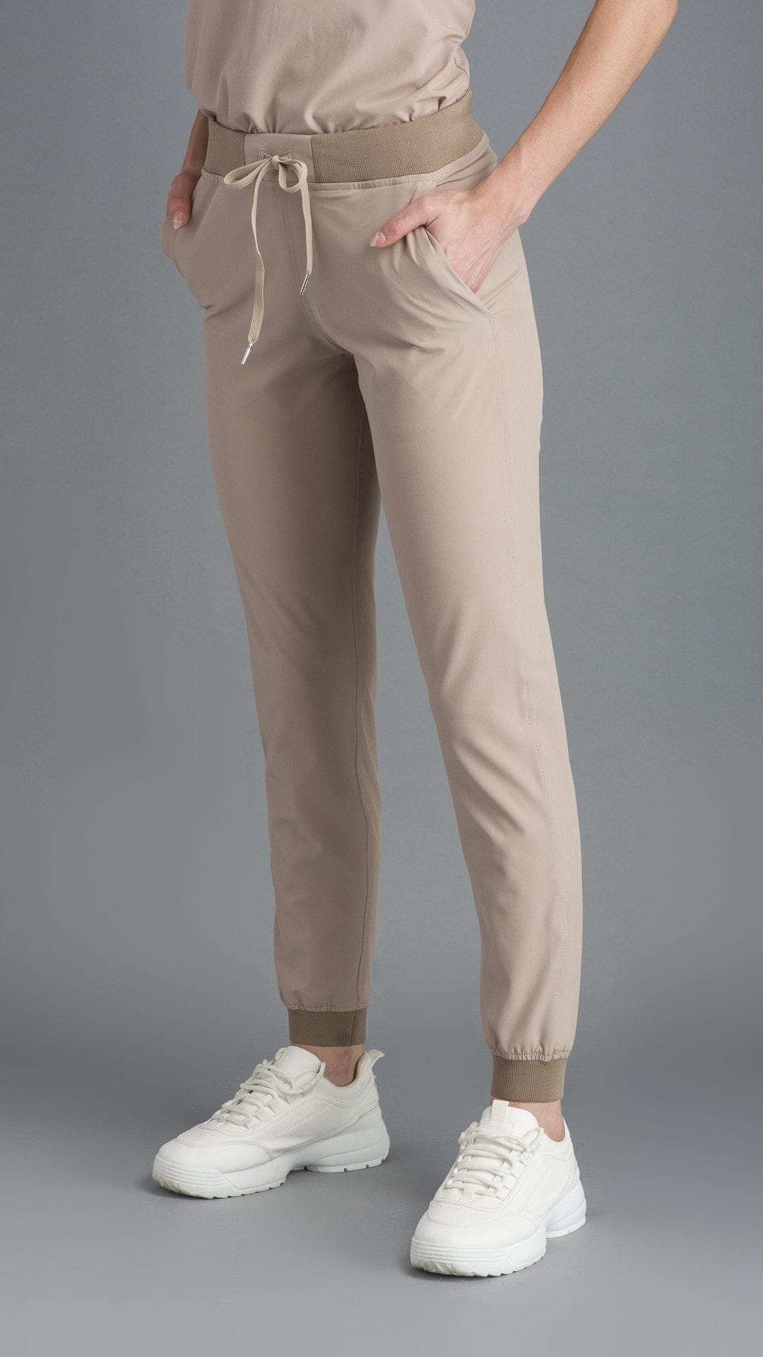 Kanaus® Pants Casual Almond Beige | Dama