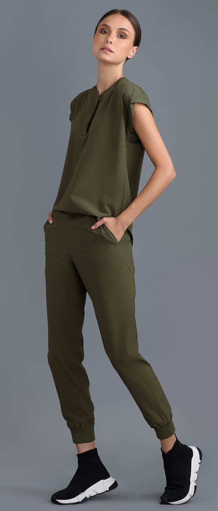 Kanaus® Pants Casual Green Top Gun | Dama - Kanaus