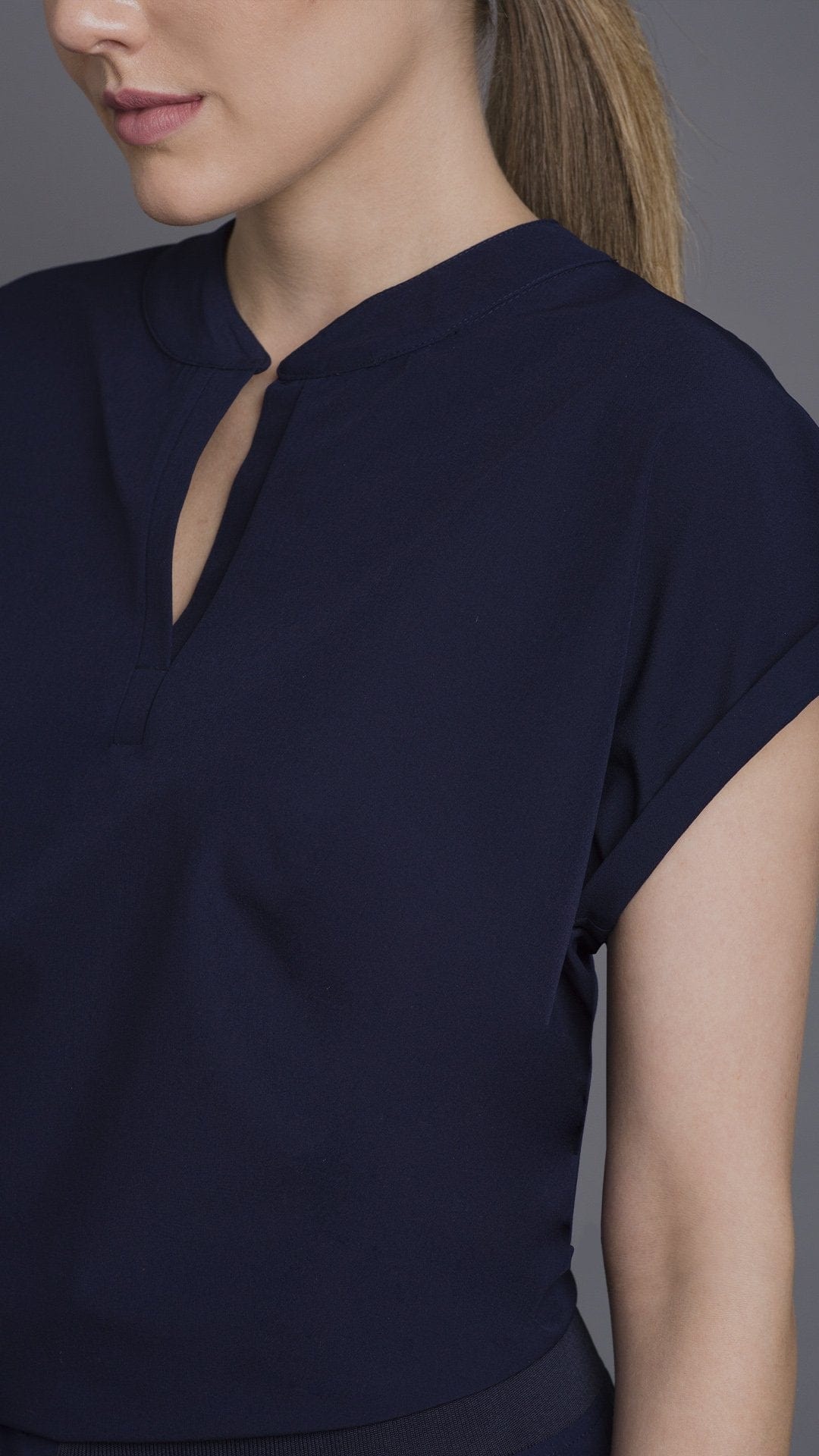 Kanaus® Top Casual Dark Navy | Dama (4594328240186)