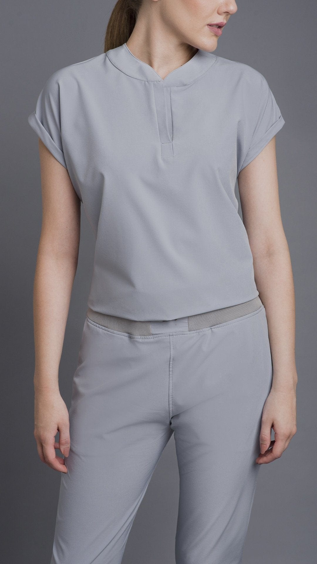 Kanaus® Top Casual Gray Light | Dama (4594329288762)