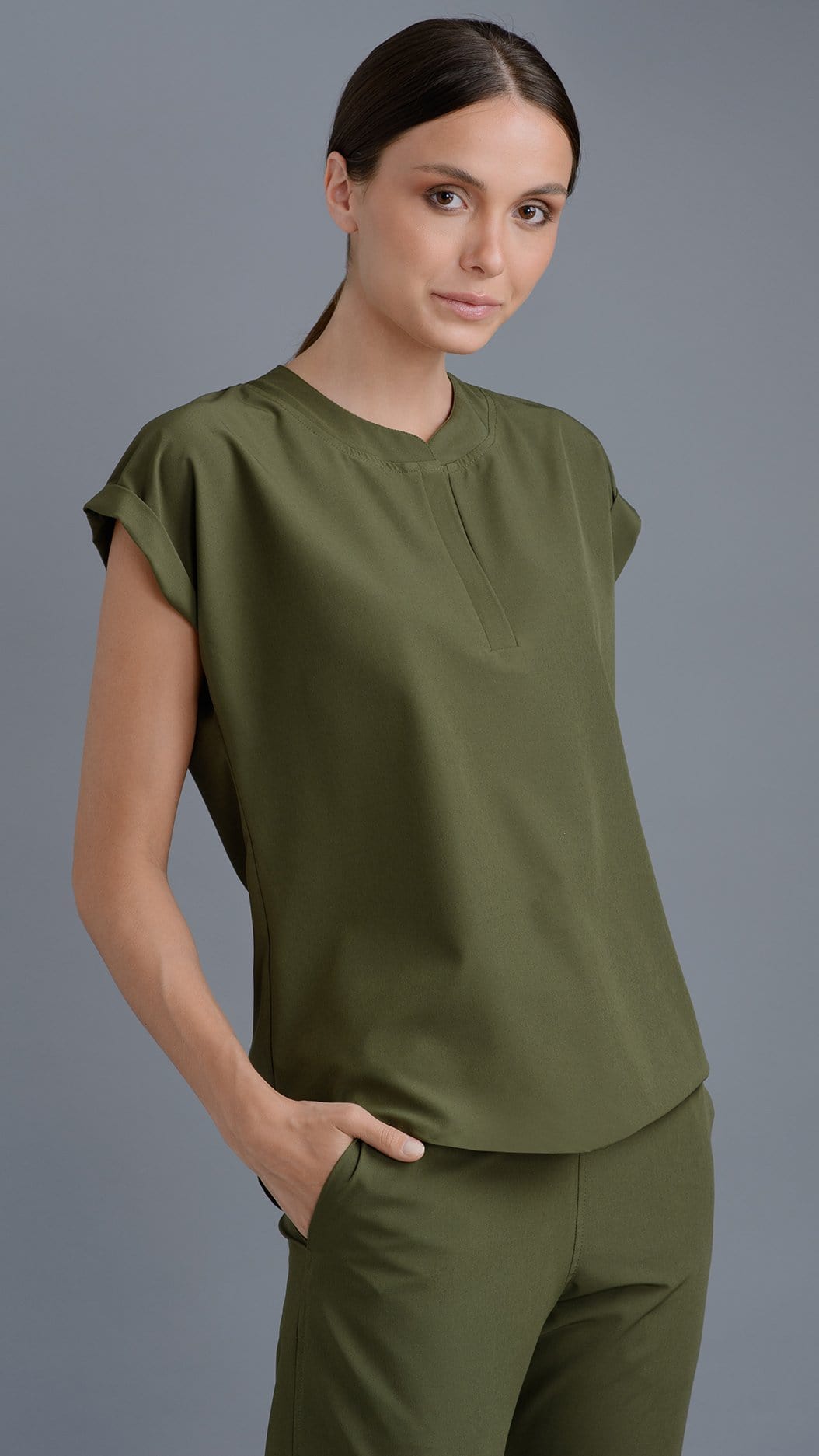 Kanaus® Top Casual Green Top Gun | Dama (4654010499130)
